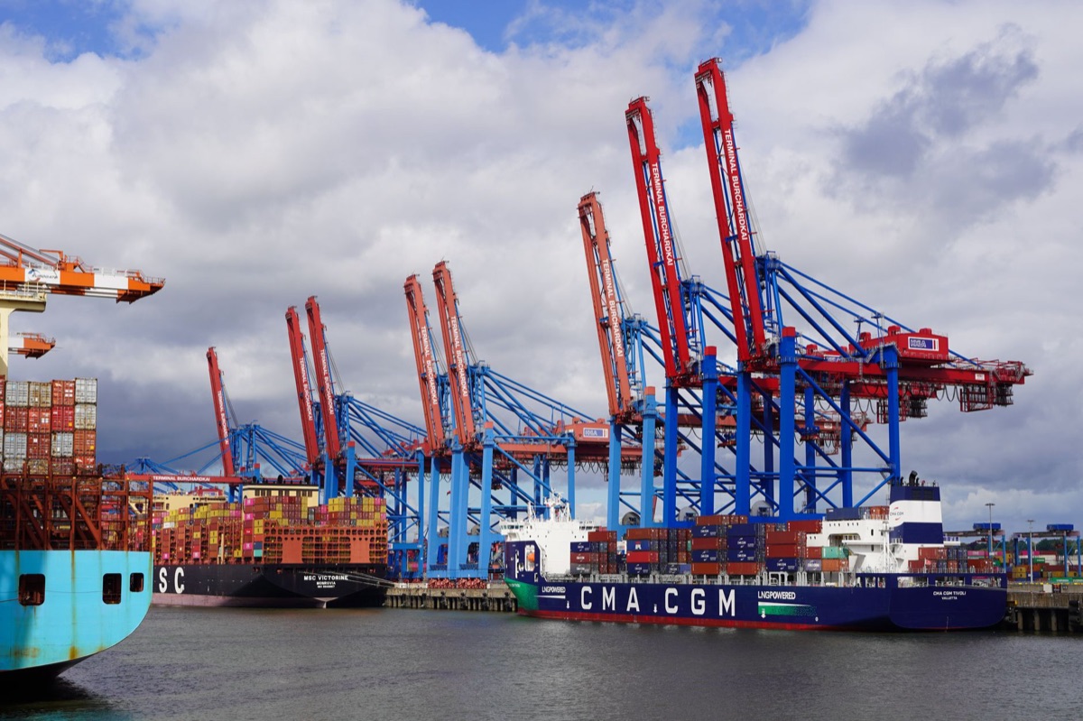porto de exportação de peixes globais